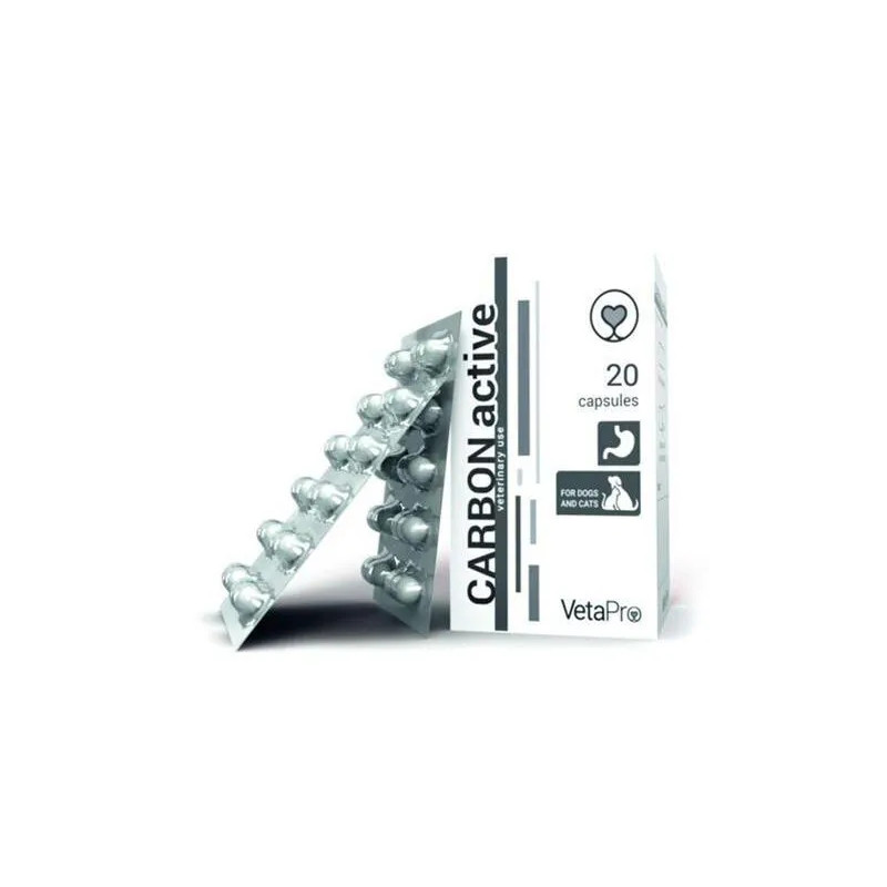 VetaPro CarbonActive 20 kapsz.