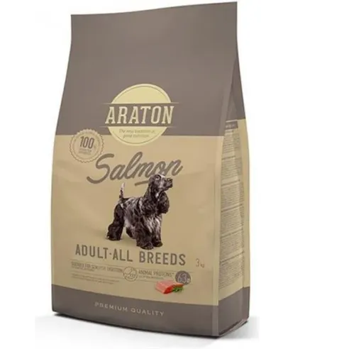 ARATON dog adult salmon NEW 3 kg