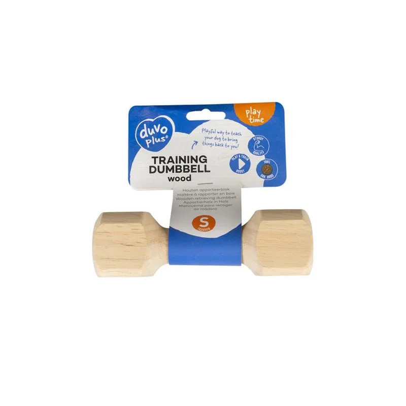 DUVO+ Játék Fa apportírozó súlyzó S - 16,5x5x5cm - 150g