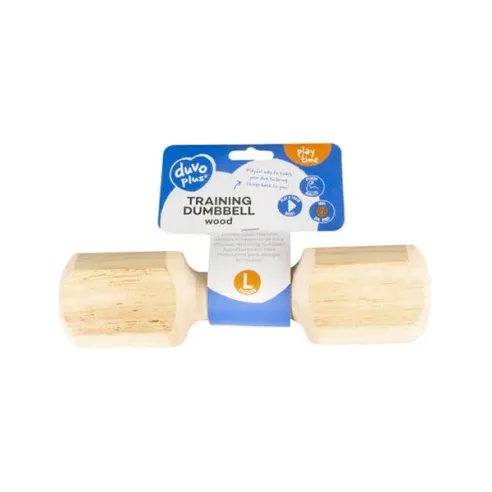 DUVO+ Játék fa apportírozó súlyzó L - 24,5x6,5x6,5cm - 475g