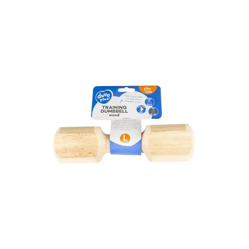 DUVO+ Játék fa apportírozó súlyzó L - 24,5x6,5x6,5cm - 475g