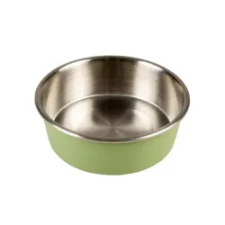 Miska DUVO+ Inox matt zöld rozsdamentes 240ml - átmérő 11,1cm