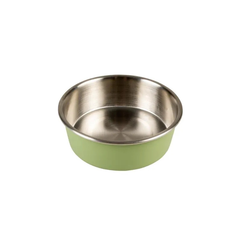Miska DUVO+ Inox matt zöld rozsdamentes 240ml - átmérő 11,1cm