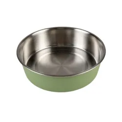 Miska DUVO+ Inox matt rozsdamentes acél zöld 750ml - átmérő 15,8cm