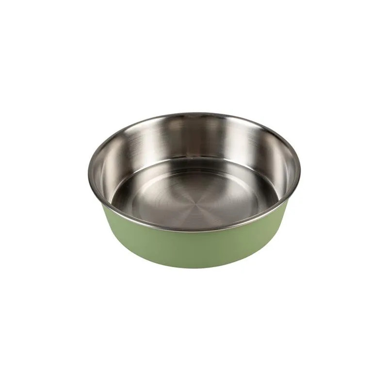 Miska DUVO+ Inox matt rozsdamentes acél zöld 750ml - átmérő 15,8cm