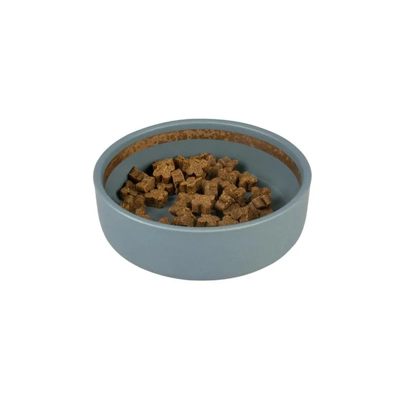 Miska DUVO+ mázas kerámia, kő kék 350ml - 12,7x12,7x4,5cm