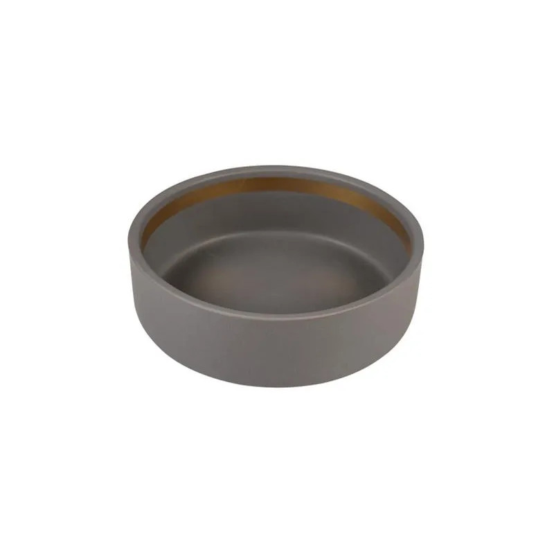 Miska DUVO+ mázas kerámia, kőszürke 350ml - 12,7x12,7x4,5cm