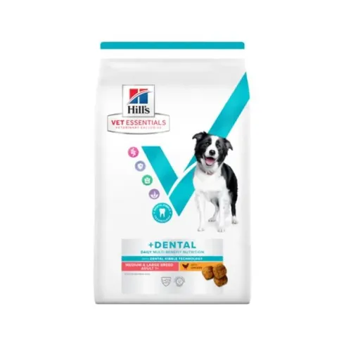 HILLS VE Canine Multi benefit Adult Dental Medium & Large Chicken 2 kg