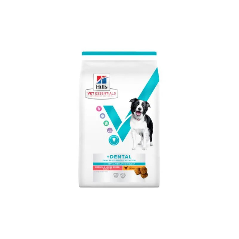 HILLS VE Canine Multi benefit Adult Dental Medium & Large Chicken 2 kg
