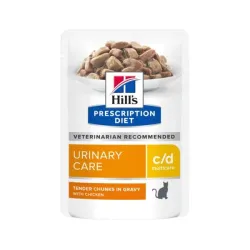 HILLS Diet Feline c/d Multicare ALUTAS CSOMAG csirke ÚJ 12x85 g