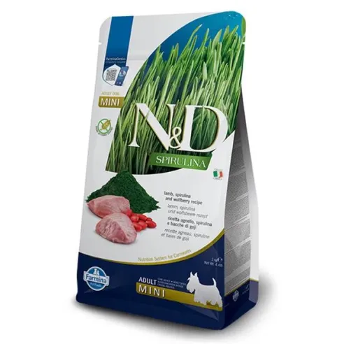 Farmina N&D dog SPIRULINA (GF) adult mini, lamb 2 kg