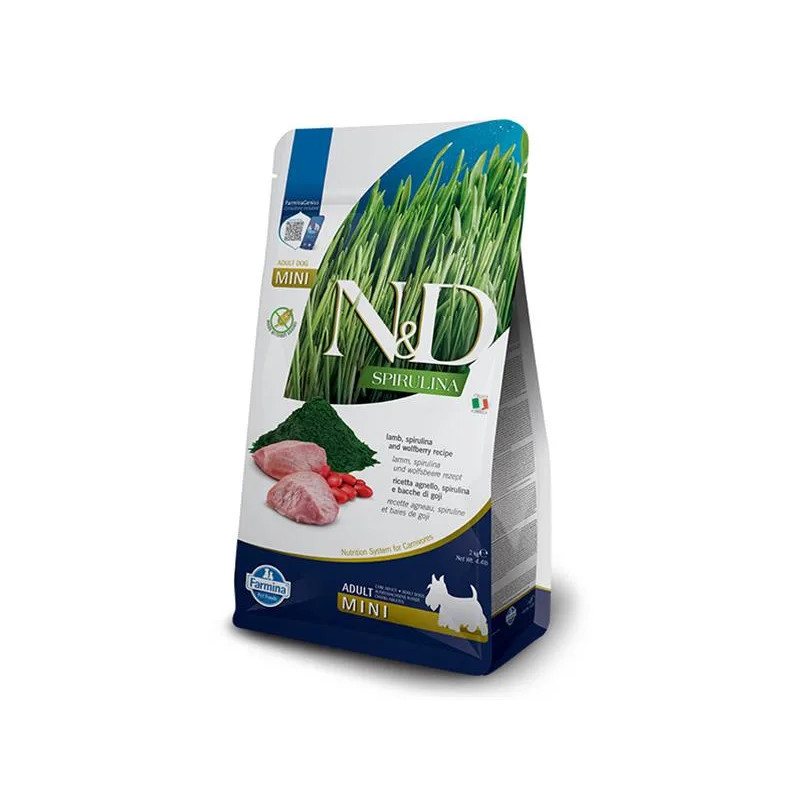 Farmina N&D dog SPIRULINA (GF) adult mini, lamb 2 kg
