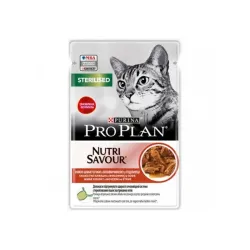 ProPlan MO Cat Adult sterilizált marhahúsos alutasak 26x85 g