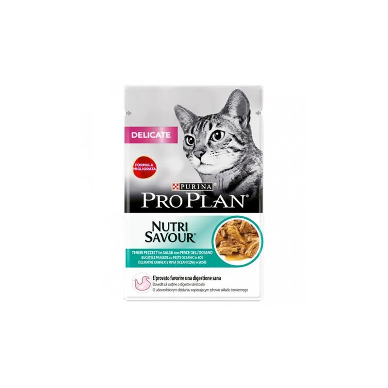 ProPlan MO Cat Adult érzékeny tengeri halas alutasak 26x85 g