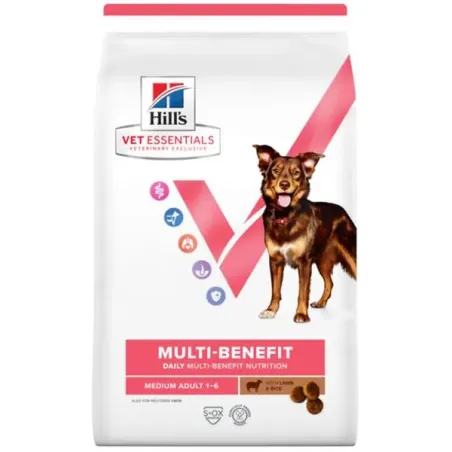 HILLS VE Canine Multi Benefit Adult Medium Lamb& Rice 10 kg NEW