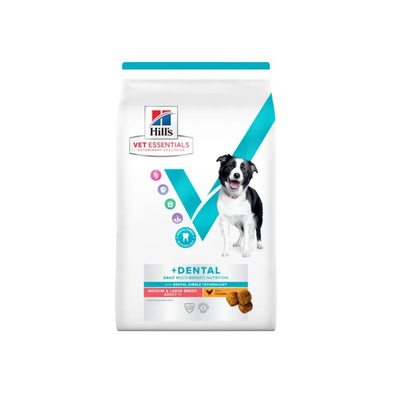 HILLS VE Canine Multi Benefit Adult Dental Medium & Large Chicken 10 kg