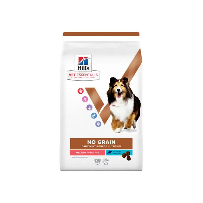 HILLS VE Canine Multi Benefit Adult Medium No Grain Tonhal & Burgonya 10 kg