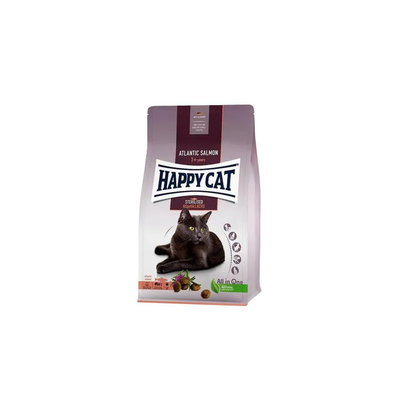 Happy Cat SUPREME - Sterilised Atlanti Lazac / Lazac 1,3 kg