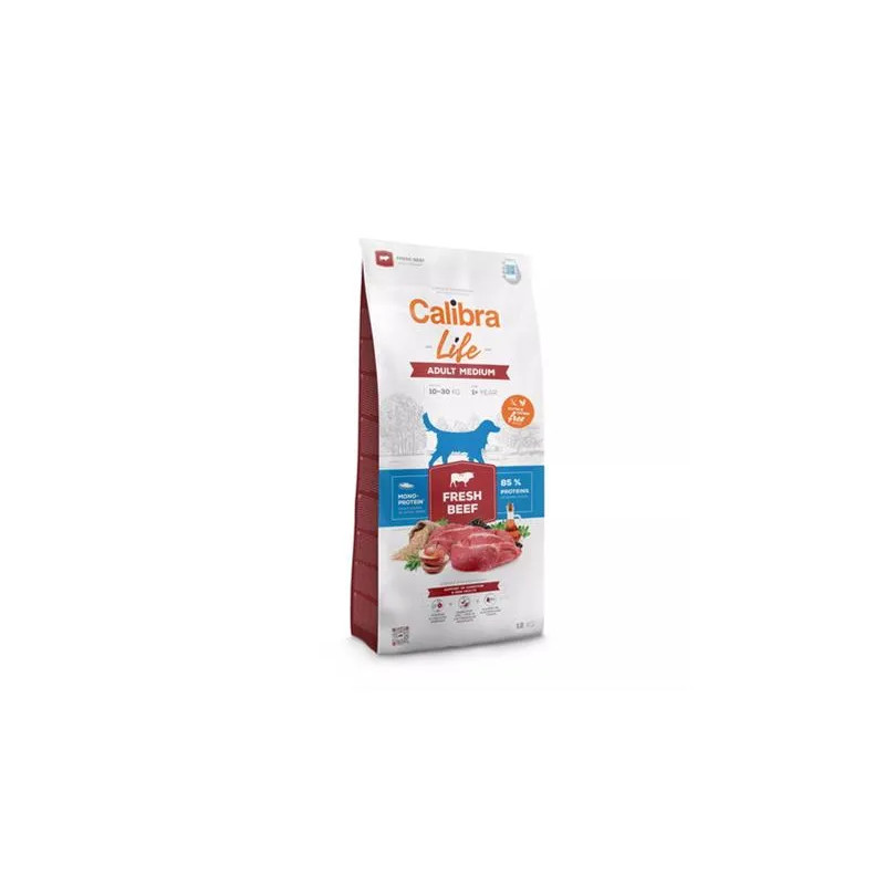 Calibra Dog Life Adult Medium Fresh Beef 12 kg