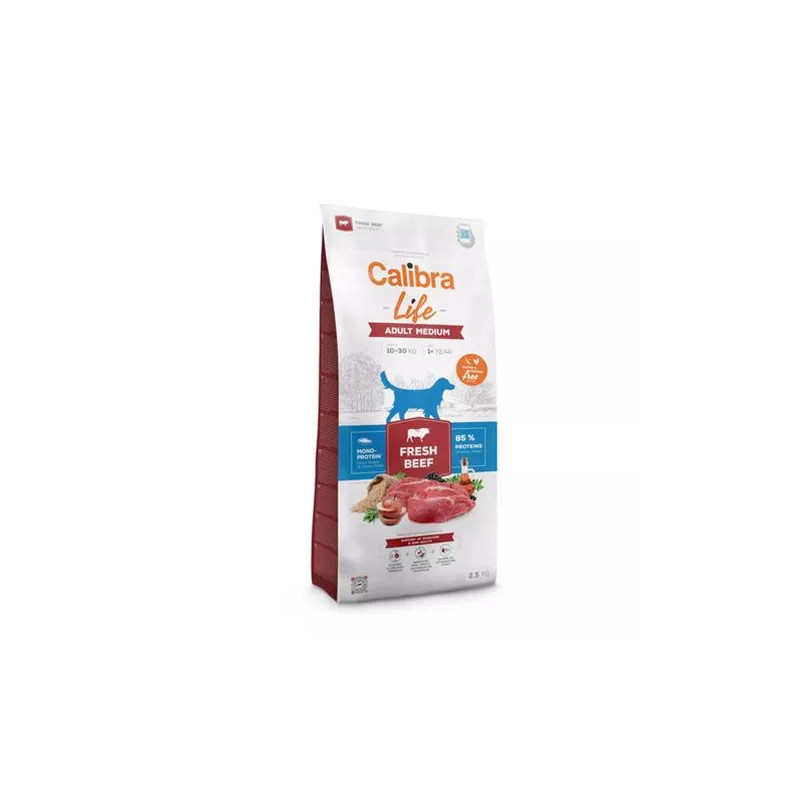 Calibra Dog Life Adult Medium Fresh Beef 2,5 kg