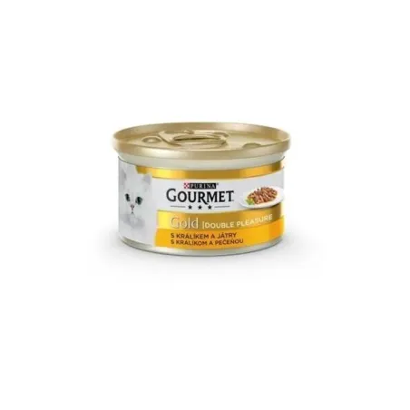 Nestlé GOURMET GOLD macska nyúl&máj konzerv 12x85 g
