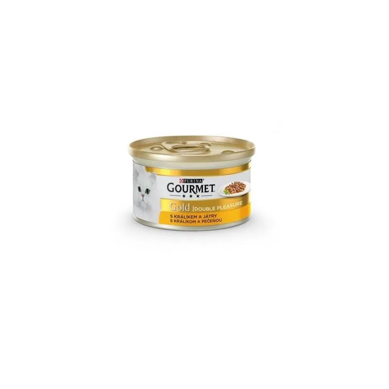 Nestlé GOURMET GOLD macska nyúl&máj konzerv 12x85 g