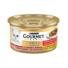 Nestlé GOURMET GOLD macska lazac&csirke darabok szaftban konz.12x85 g