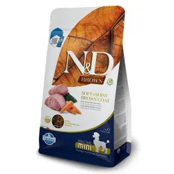 Farmina N&D dog BROWN (GF) adult mini, spirulina & sárgarépa, bárány 2 kg