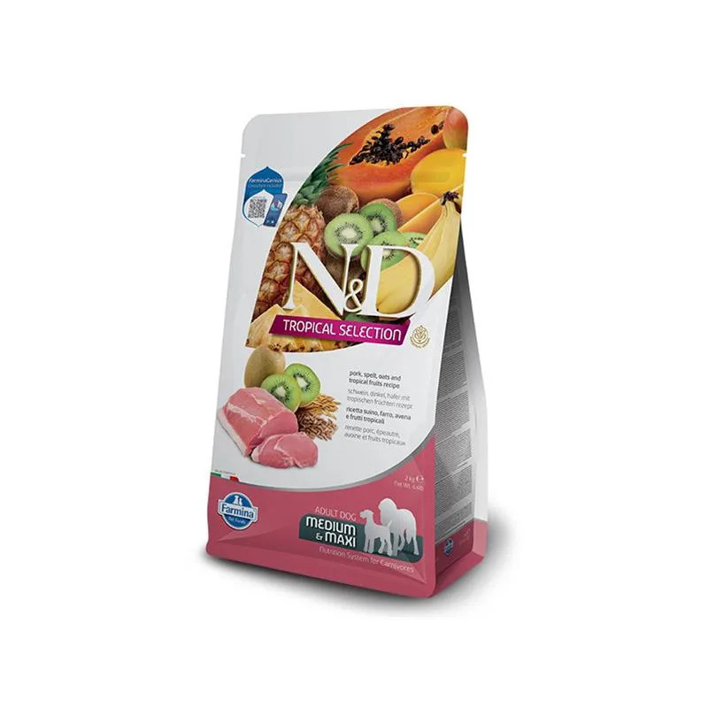 Farmina N&D dog TROPICAL SELECTION (AG) adult medium & maxi, sertéshús 2 kg