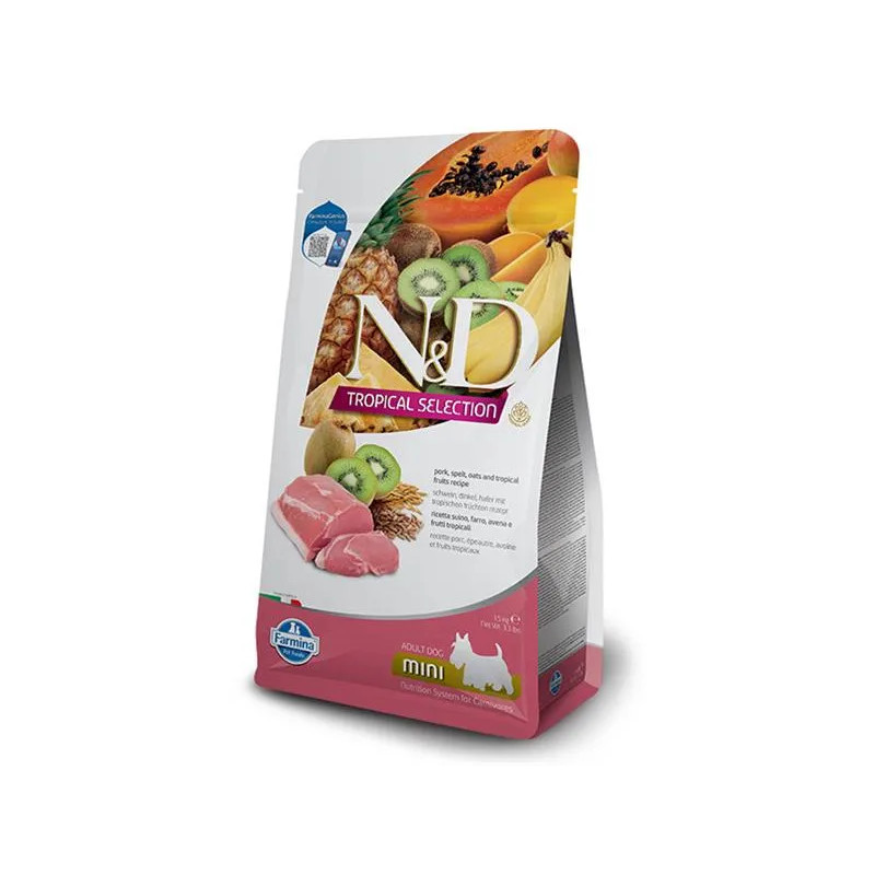 Farmina N&D kutya TROPICAL SELECTION (AG) adult mini, sertés 5 kg