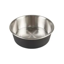 Miska DUVO+ etetéshez matt fekete rozsdamentes acél, 11,1 cm átmérő, 240 ml