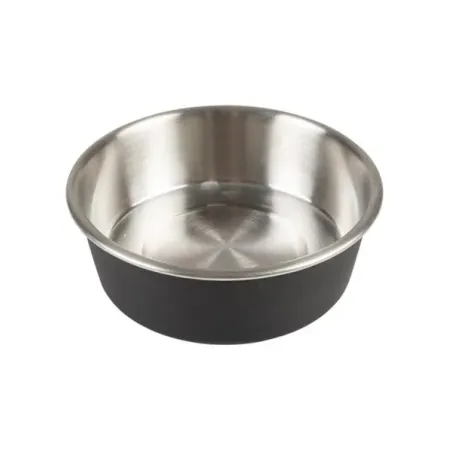 Miska DUVO+ etetőtál matt fekete rozsdamentes acél, 15,8 cm átmérő, 750 ml