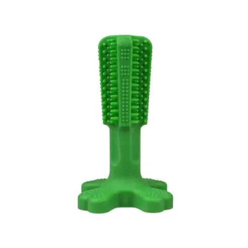 DUVO+ Chew`n play zöld rágójáték fogkefe S 12 x 7,6 x 7,6 cm