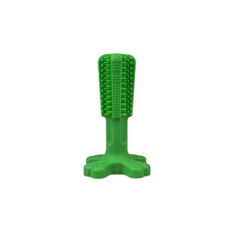 DUVO+ Chew`n play zöld rágójáték fogkefe S 12 x 7,6 x 7,6 cm