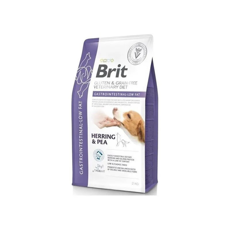 Brit Veterinary Diets GF kutya Gastrointestinal-Low fat 2 kg