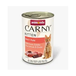Animonda CARNY® cat Kitten marhahús és pulyka csomag. 12 x 400 g konzerv