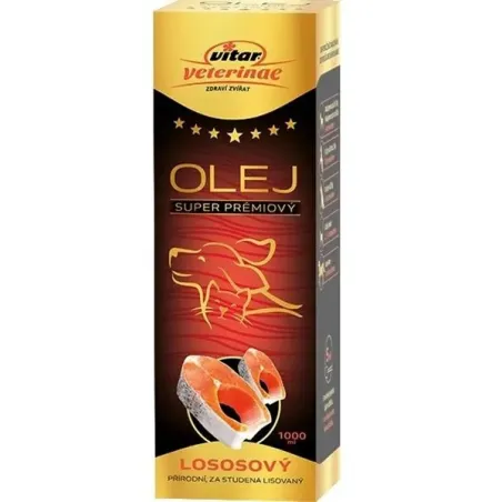 Olej lososový VITAR Veterinae 1000 ml