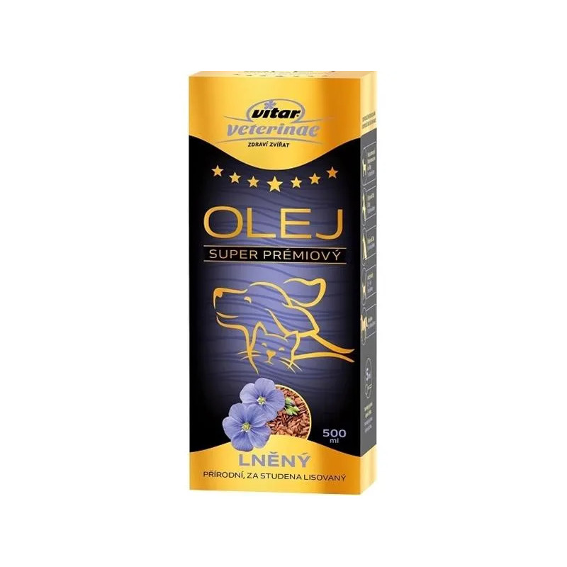 VITAR Veterinae lenmagolaj 500 ml