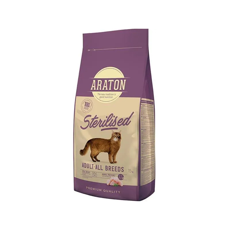 ARATON macska adult sterilizált ÚJ 15 kg