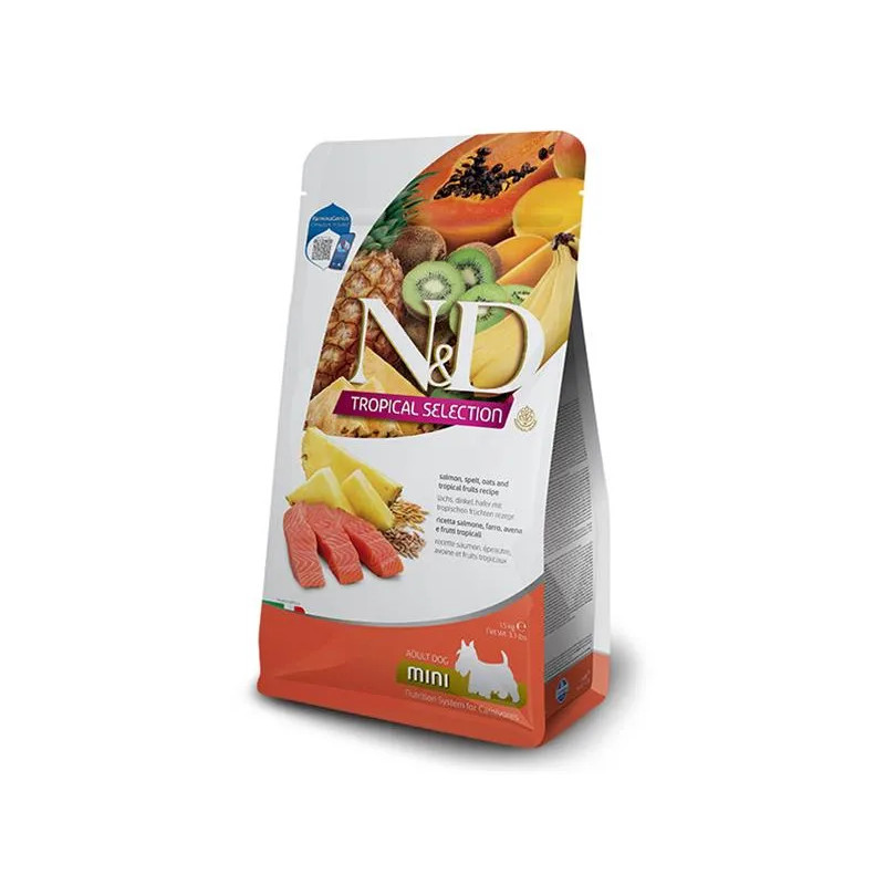 Farmina N&D kutya TROPICAL SELECTION (AG) adult mini, lazac 1,5 kg