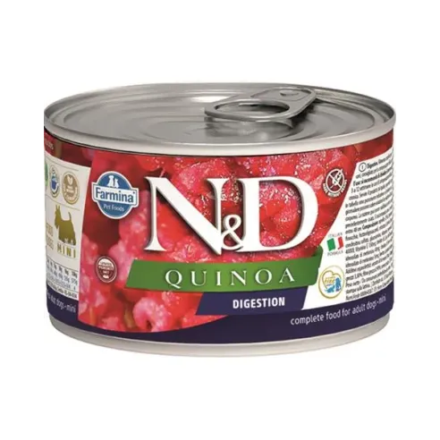 Farmina N&D dog QUINOA digestion mini konzerv 140 g
