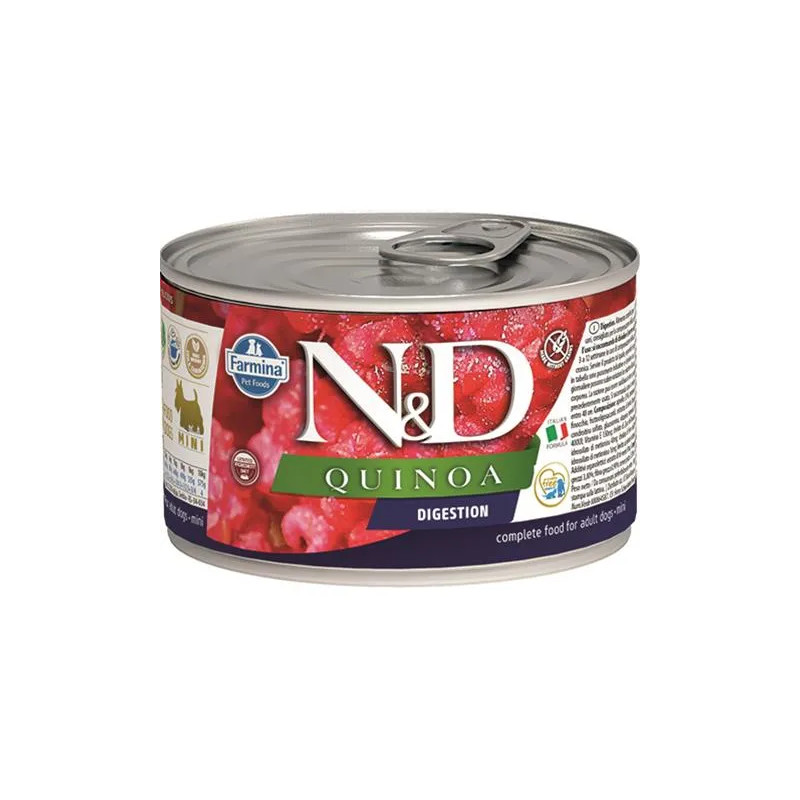 Farmina N&D dog QUINOA digestion mini konzerv 140 g
