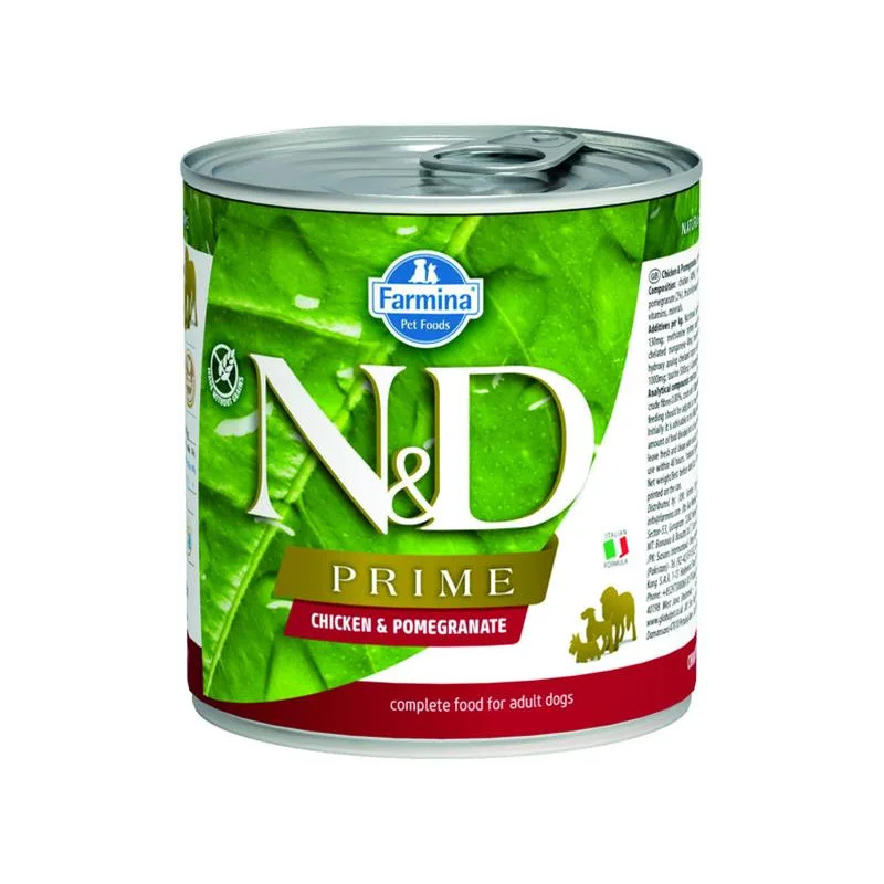 Farmina N&D dog PRIME csirke & gránátalma konzerv 285 g