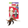 Kong Cat Refillables Feather Mouse újratölthető egér macskáknak macskamentával és tollal, poliészter