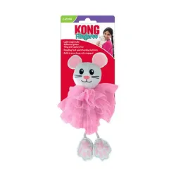 Kong Cat Flingaroo Tutu Egér játék csengőkkel, kék-rózsaszín, poliészter