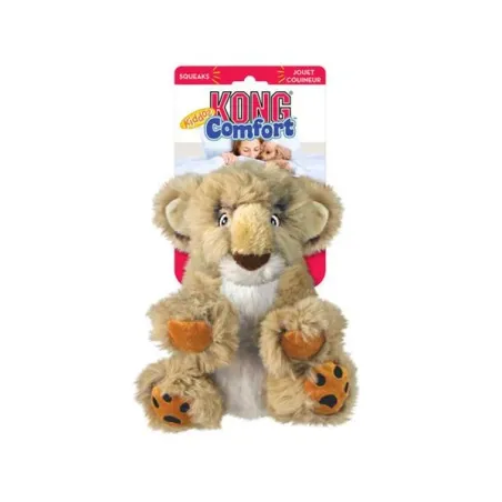 Kong Dog Comfort Kiddos oroszlán sípolóval, poliészter L játék