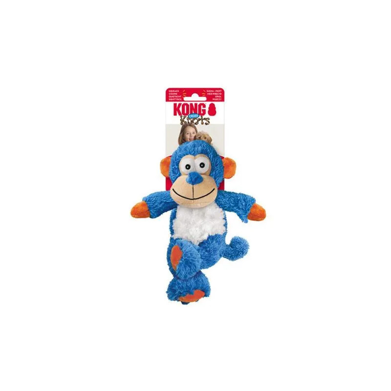 Kong Dog Cross Knots Majom sípolóval, poliészter S/M játék