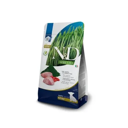 Farmina N&D dog SPIRULINA (GF) puppy mini, lamb 2 kg