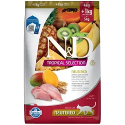 Farmina N&D cat TROPICAL SELECTION (AG) adult neutered, chicken 5 kg