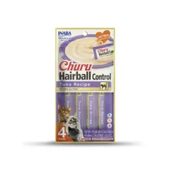 Jutalomfalat Inaba Churu Hairball macska Tonhal 12 x 4 tubus 672 g